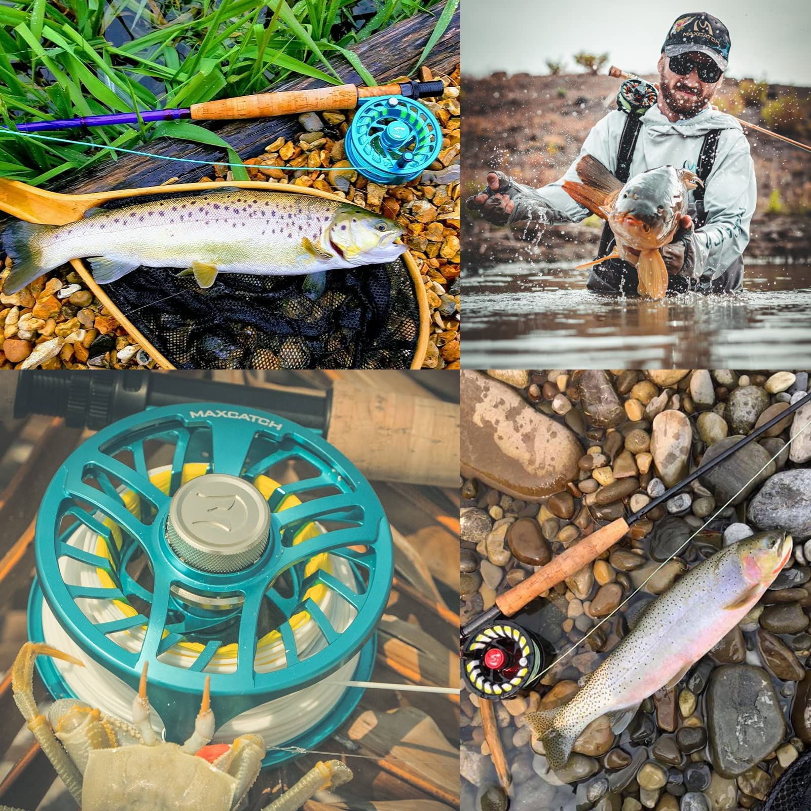 Amazon | M MAXIMUMCATCH Maxcatch Sparta フライリール 3-10WT 6061